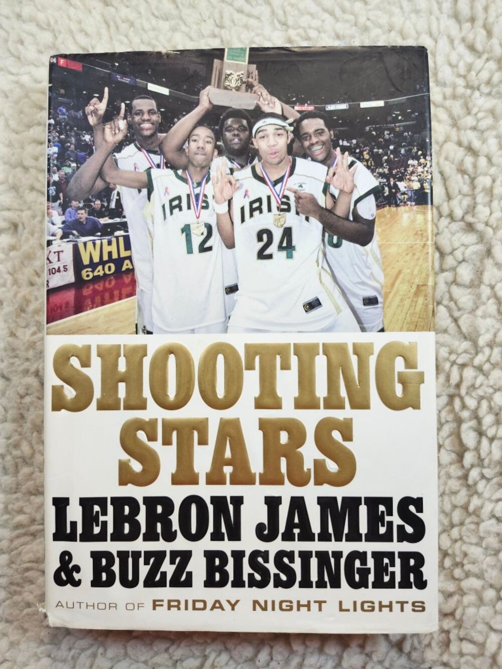 Shooting Stars LeBron James & Buzz Bissinger Hardcover 2009 Dust Jacket